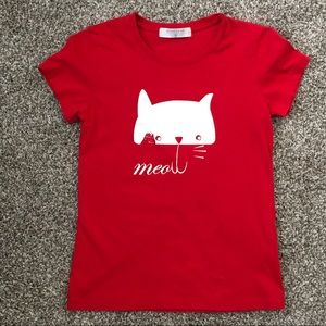 🎁 Girl’s T-Shirt with Cat print